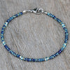 Wholesale Jewelry Ethnic Style Round Natural Stone Seed Bead Anklet