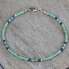 Wholesale Jewelry Ethnic Style Round Natural Stone Seed Bead Anklet