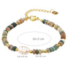 Simple Style Classic Style Round 316L Stainless Steel  Freshwater Pearl Agate Wholesale Bracelets