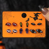 1 Set Cartoon Style Cute Halloween Pattern Pumpkin Skull Plating Alloy Drop Earrings Ear Studs