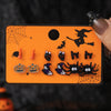 1 Set Cartoon Style Cute Halloween Pattern Pumpkin Skull Plating Alloy Drop Earrings Ear Studs