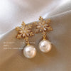 1 Pair Simple Style Round Inlay Alloy Zircon Ear Studs