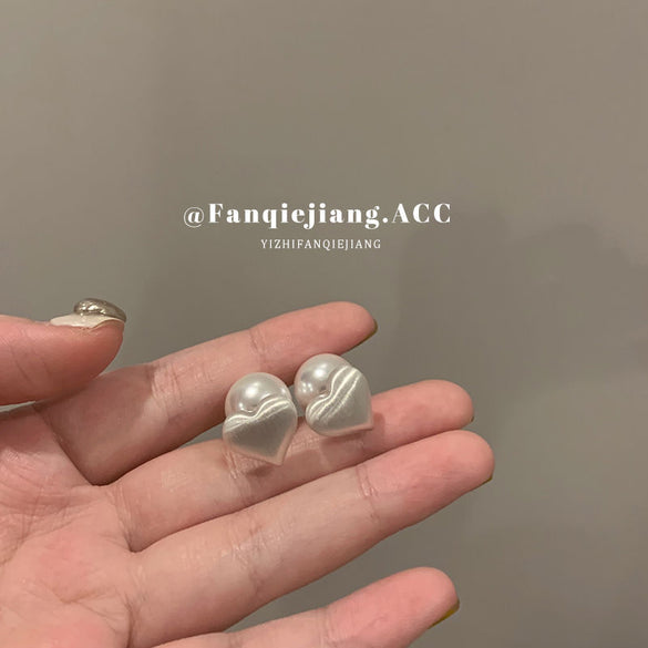 1 Pair Simple Style Round Inlay Alloy Zircon Ear Studs