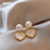 1 Pair Simple Style Round Inlay Alloy Zircon Ear Studs