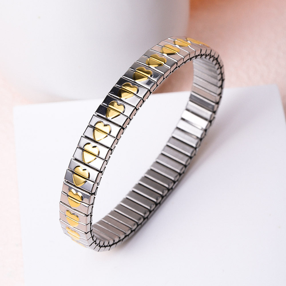 Basic Modern Style Classic Style Geometric 304 Stainless Steel Plating Women'S Bracelets