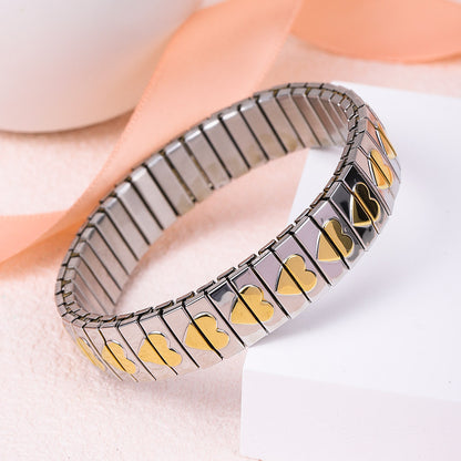 Basic Modern Style Classic Style Geometric 304 Stainless Steel Plating Women'S Bracelets