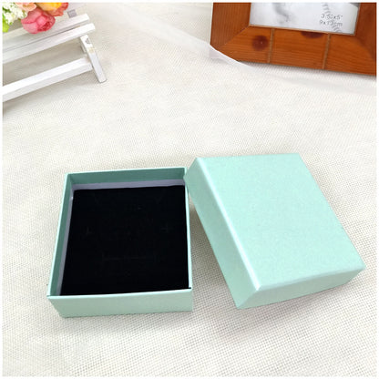 Fashion Solid Color Paper Jewelry Boxes