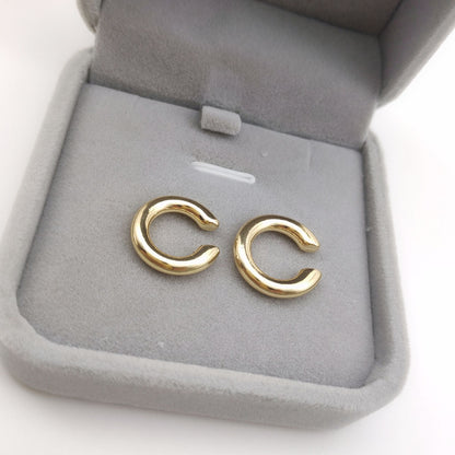 1 Pair Simple Style C Shape Plating Alloy Ear Cuffs