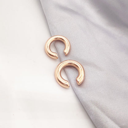 1 Pair Simple Style C Shape Plating Alloy Ear Cuffs