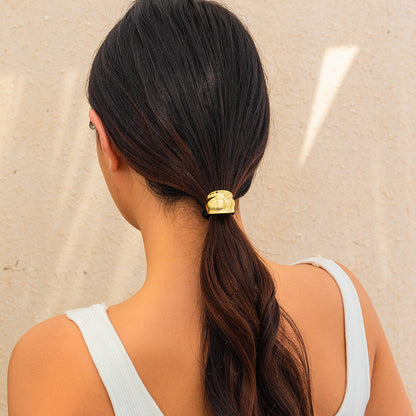 Women'S Simple Style Geometric Alloy Plating Hair Tie