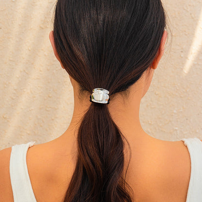 Women'S Simple Style Geometric Alloy Plating Hair Tie