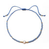 Bohemian Round Zircon Glass Seed Bead Rope Wholesale Drawstring Bracelets