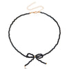 Simple Style Classic Style Bow Knot Artificial Crystal Alloy Wholesale Choker