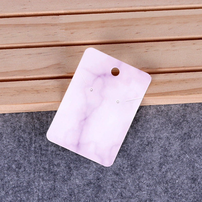 Simple Style Marble Texture Paper/Paper Jewelry Packaging Cardboard