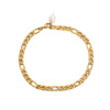 18k Gold-Plated Stainless Steel Chain Anklet Freshwater Baroque Pearl Anklet Women