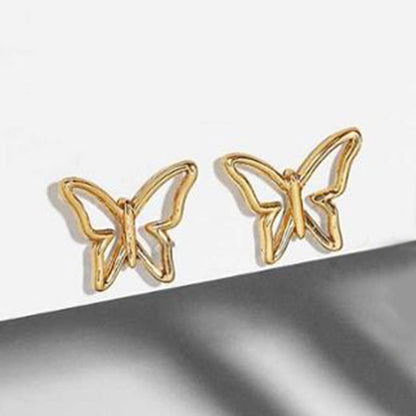 Wholesale Fashion Pin Butterfly Stars Moon Copper Buckle Earrings Set Gooddiy