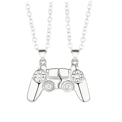 Fashion Game Console Alloy Plating Couple Pendant Necklace