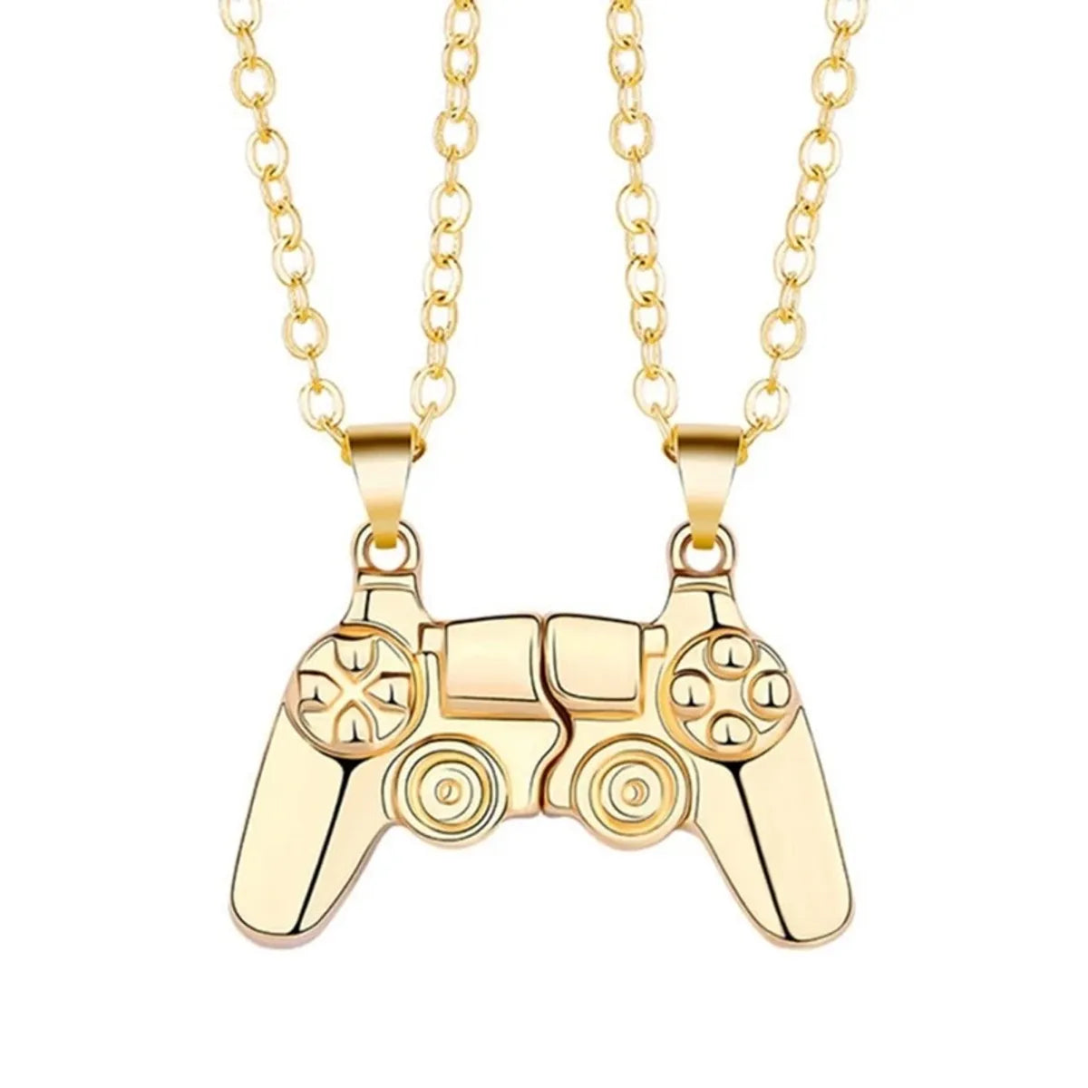 Fashion Game Console Alloy Plating Couple Pendant Necklace