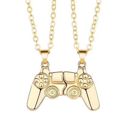 Fashion Game Console Alloy Plating Couple Pendant Necklace