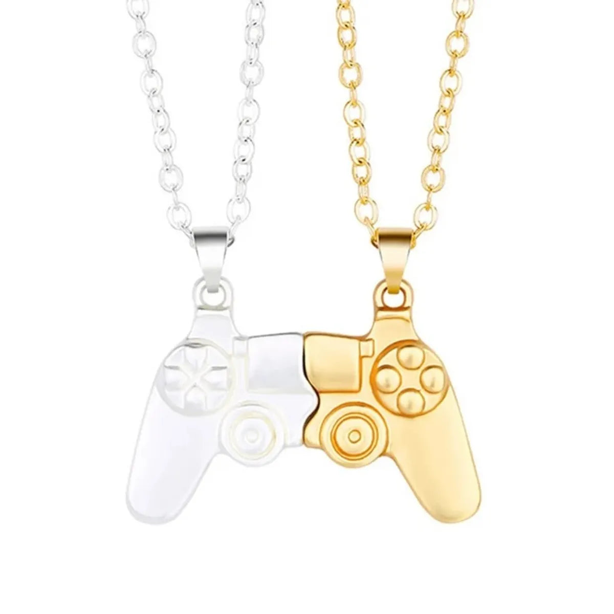 Fashion Game Console Alloy Plating Couple Pendant Necklace