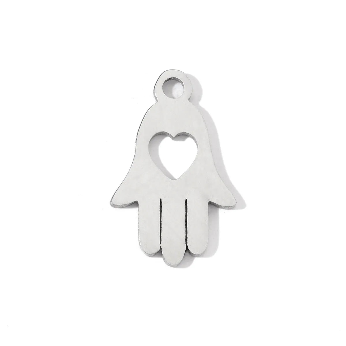 20 PCS/Package 13*10mm 15*15mm 16 * 16mm 201 Stainless Steel Heart Shape Key Snowflake Polished Pendant