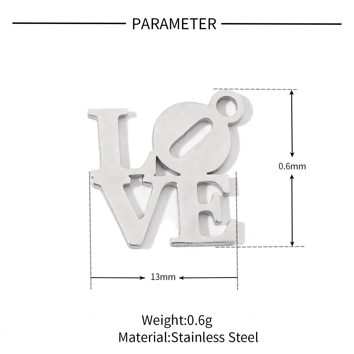 20 PCS/Package 13*10mm 15*15mm 16 * 16mm 201 Stainless Steel Heart Shape Key Snowflake Polished Pendant