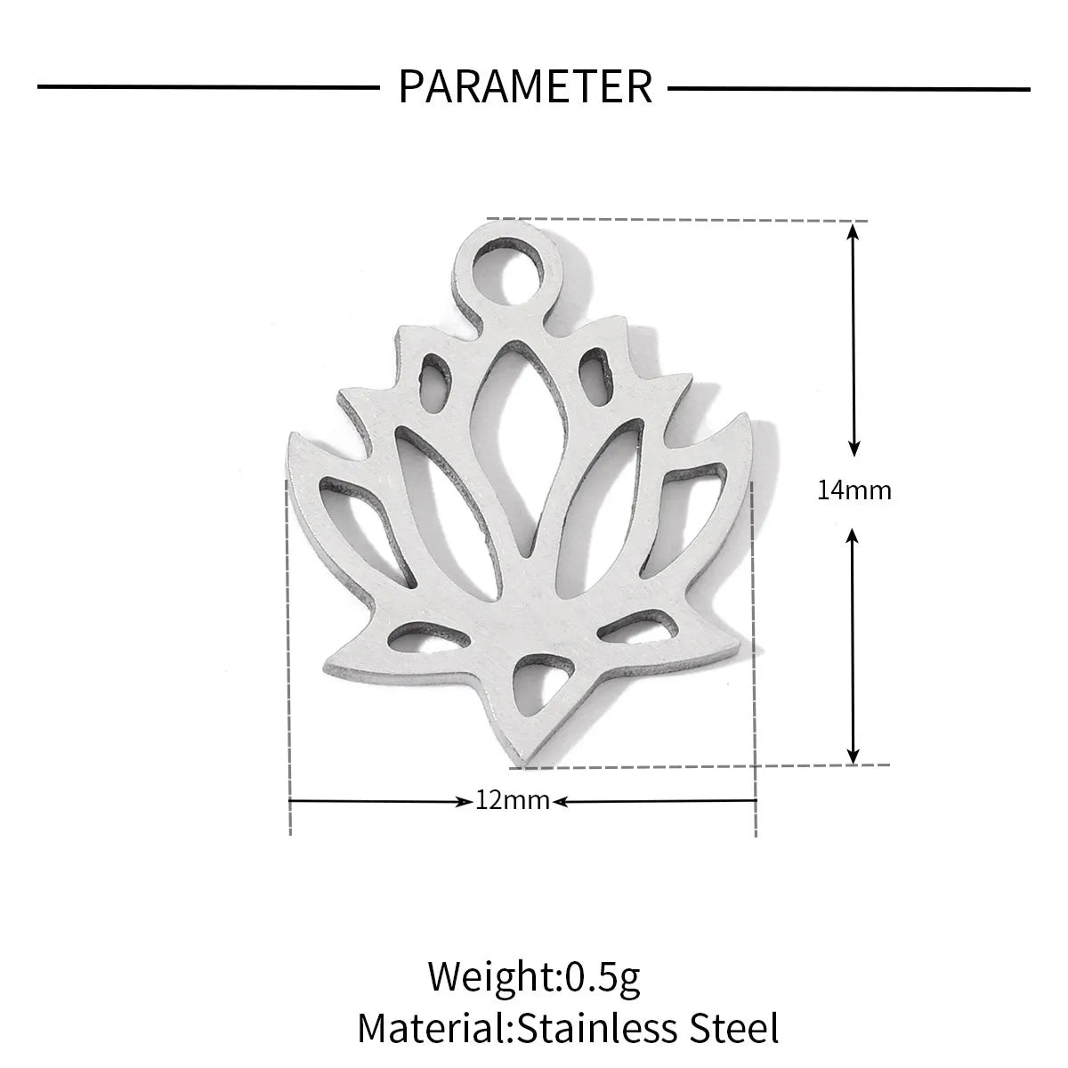 20 PCS/Package 13*10mm 15*15mm 16 * 16mm 201 Stainless Steel Heart Shape Key Snowflake Polished Pendant