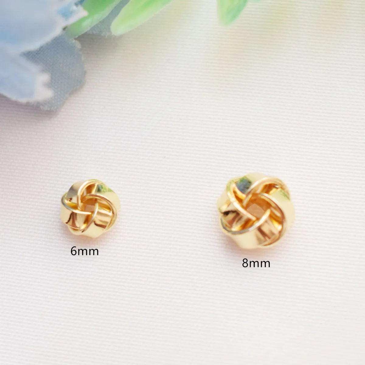 20 PCS/Package Copper Solid Color Beads