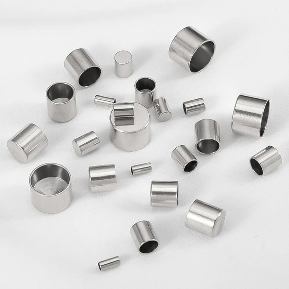 20 PCS/Package Diameter 4mm Diameter 5mm Diameter 6 Mm Hole 2~2.9mm Hole 3~3.9mm Hole 4~4.9mm Stainless Steel 18K Gold Plated Solid Color Polished Jewelry Buckle