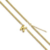 201 Stainless Steel 304 Stainless Steel 18K Gold Plated Simple Style Letter Pendant Necklace