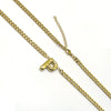 201 Stainless Steel 304 Stainless Steel 18K Gold Plated Simple Style Letter Pendant Necklace