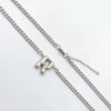 201 Stainless Steel 304 Stainless Steel 18K Gold Plated Simple Style Letter Pendant Necklace