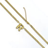 201 Stainless Steel 304 Stainless Steel 18K Gold Plated Simple Style Letter Pendant Necklace