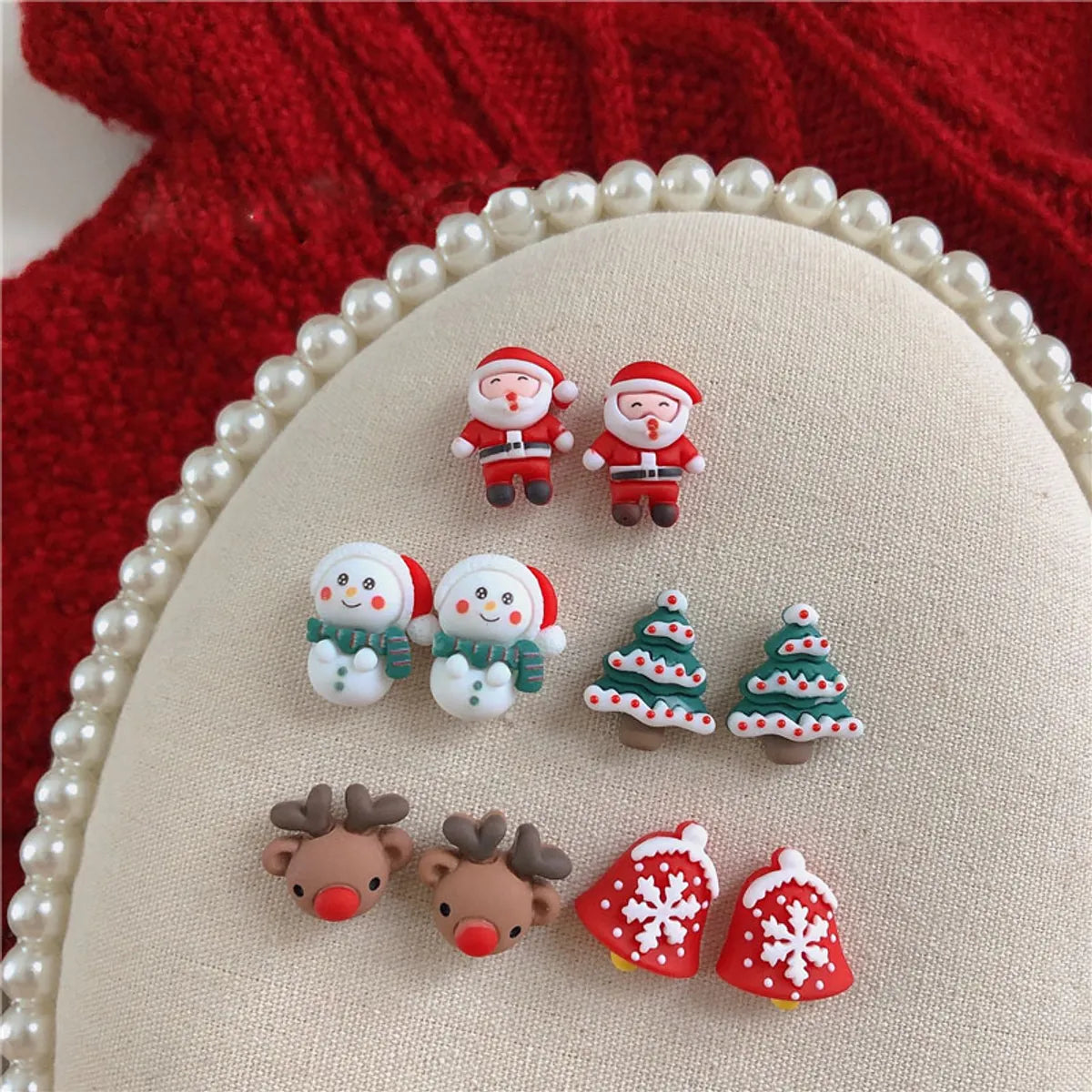 Cute Resin No Inlaid Earrings Ear Studs