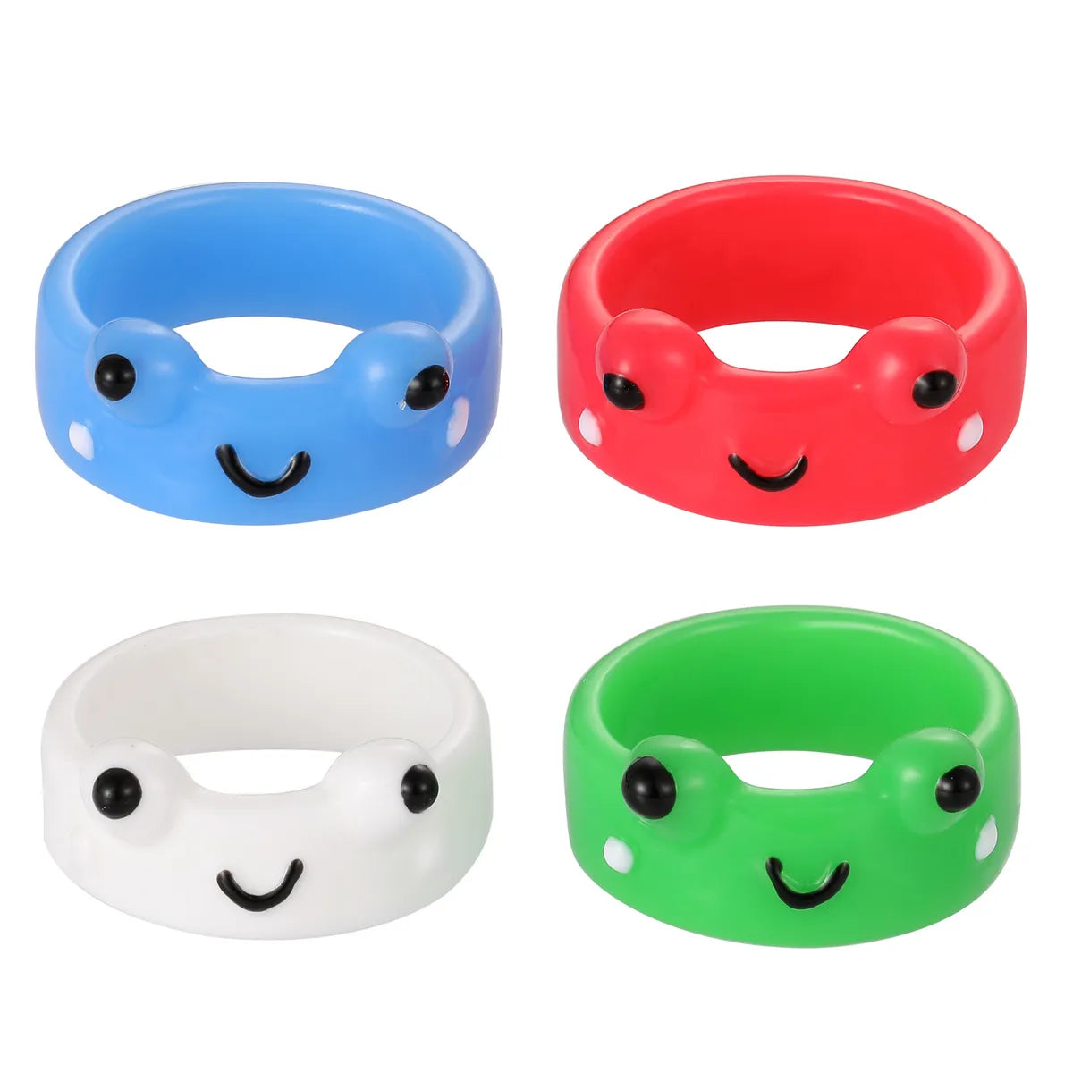 New Creative Simple Korean Cute Cartoon Frog Ring Women's Tail Ring