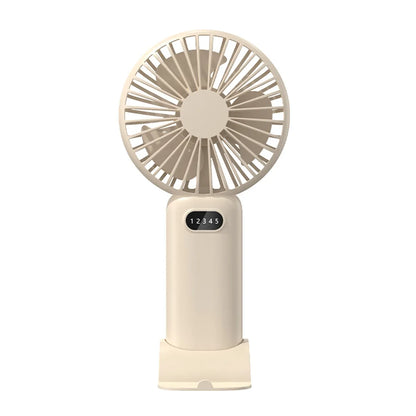 2023 New Handheld Small Fan Mini Portable Pocket Usb Rechargeable Fan Dormitory Desktop Small Fan Wholesale