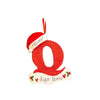 2023 Personalized Diy Name Christmas Decoration Wooden Pendant Letters Christmas Hanging Pendant Accessories