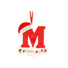 2023 Personalized Diy Name Christmas Decoration Wooden Pendant Letters Christmas Hanging Pendant Accessories