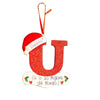 2023 Personalized Diy Name Christmas Decoration Wooden Pendant Letters Christmas Hanging Pendant Accessories