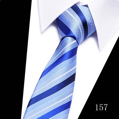 2023 Tie Spot Tie Wholesale Tie Manufacturer 7.5cm Business Men'S Formal Wear Polyester Silk Tie