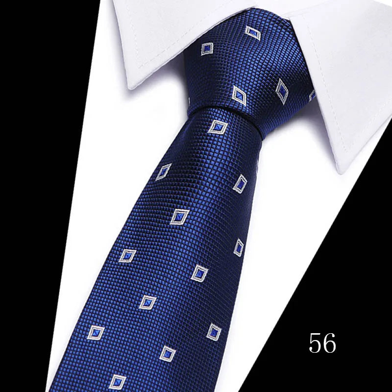 2023 Tie Spot Tie Wholesale Tie Manufacturer 7.5cm Business Men'S Formal Wear Polyester Silk Tie