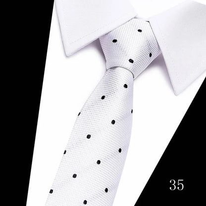 2023 Tie Spot Tie Wholesale Tie Manufacturer 7.5cm Business Men'S Formal Wear Polyester Silk Tie