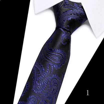 2023 Tie Spot Tie Wholesale Tie Manufacturer 7.5cm Business Men'S Formal Wear Polyester Silk Tie