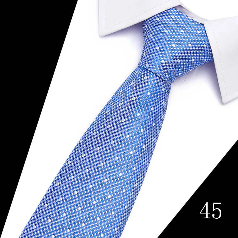 2023 Tie Spot Tie Wholesale Tie Manufacturer 7.5cm Business Men'S Formal Wear Polyester Silk Tie