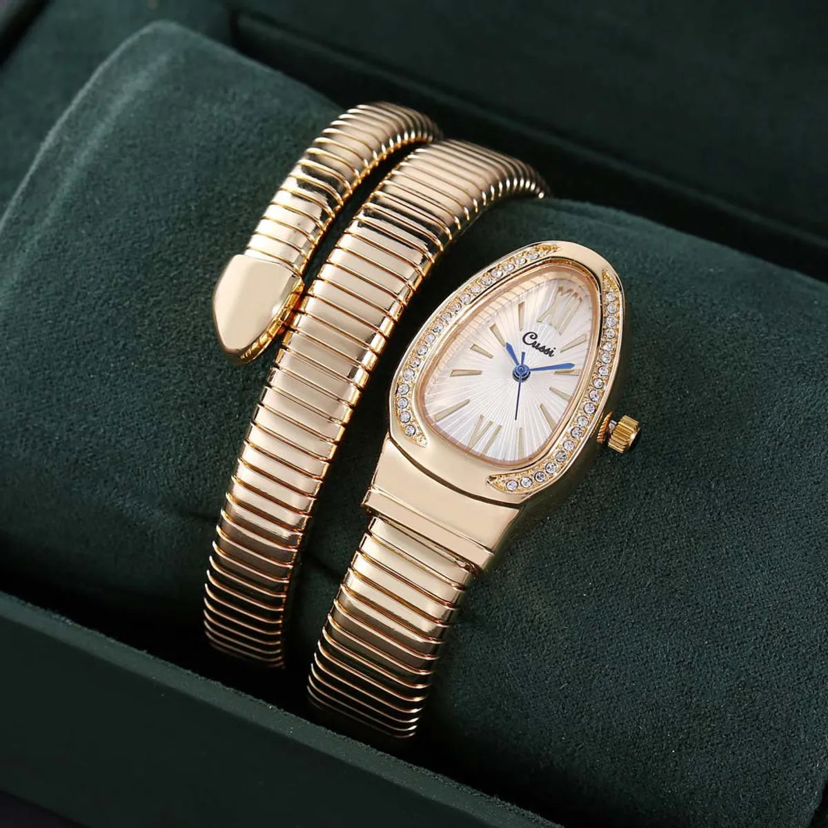 Simple Style Snake Quartz Women'S Watches