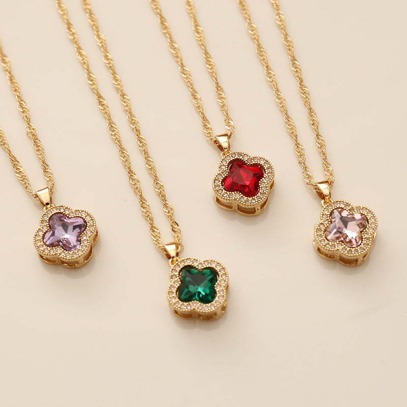 Fashion Flower Alloy Plating Women's Necklace