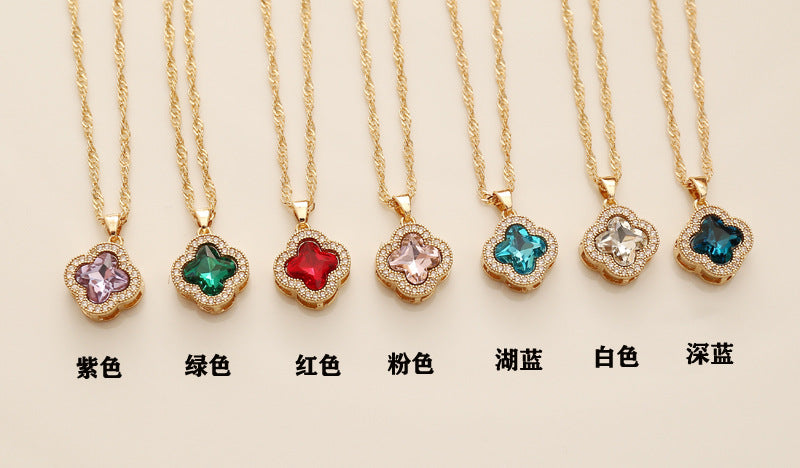 Fashion Flower Alloy Plating Women's Necklace