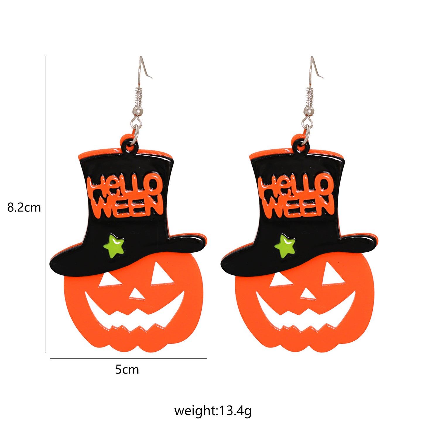 Halloween Pumpkin Ghost Acrylic Resin Earrings Wholesale Gooddiy