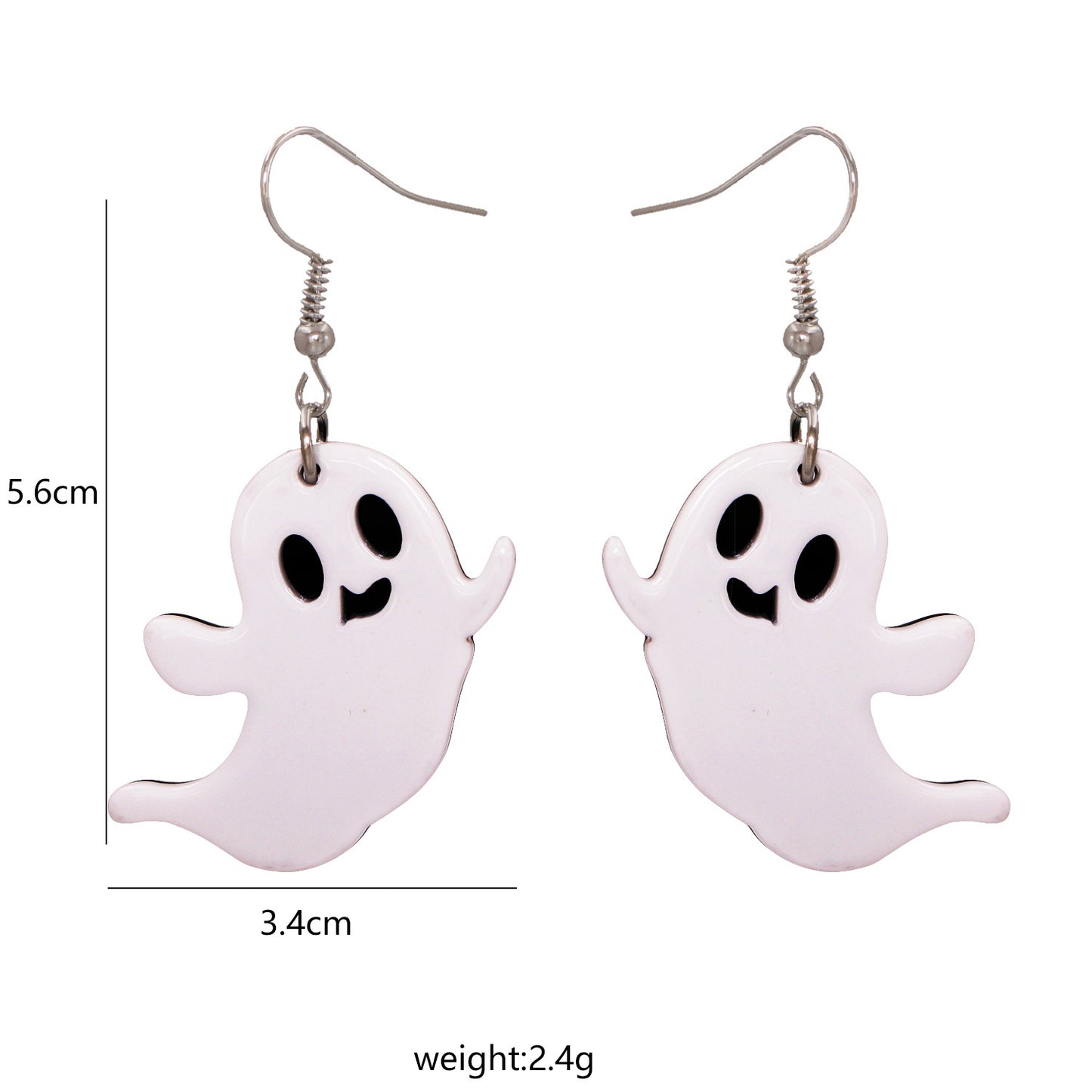 Halloween Pumpkin Ghost Acrylic Resin Earrings Wholesale Gooddiy