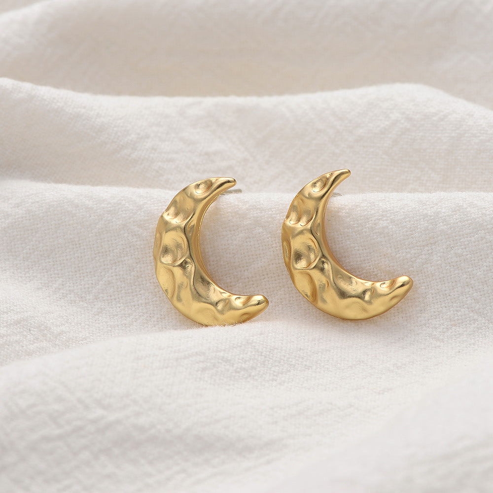 Hot Selling  New Alloy Moon Earrings